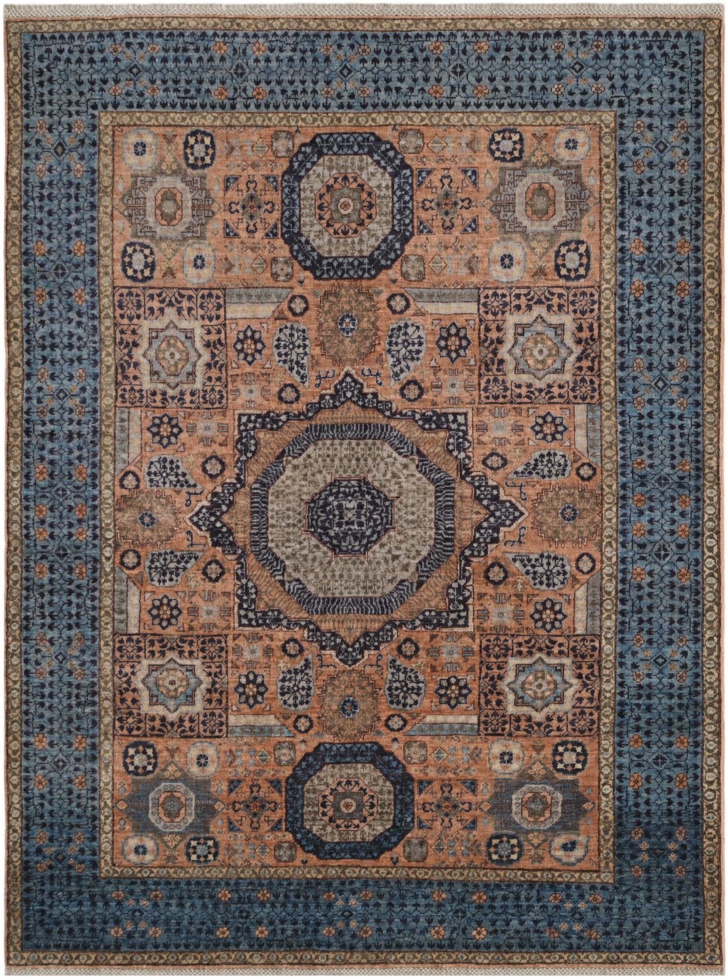 5' x 6' 8 Hand Knotted Mamluk Ziegler Rug
