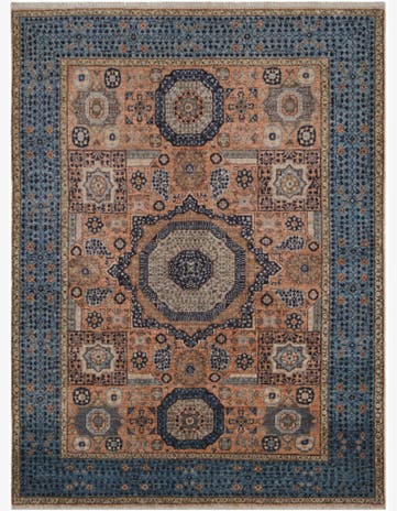 5' x 6' 8 Hand Knotted Mamluk Ziegler Rug