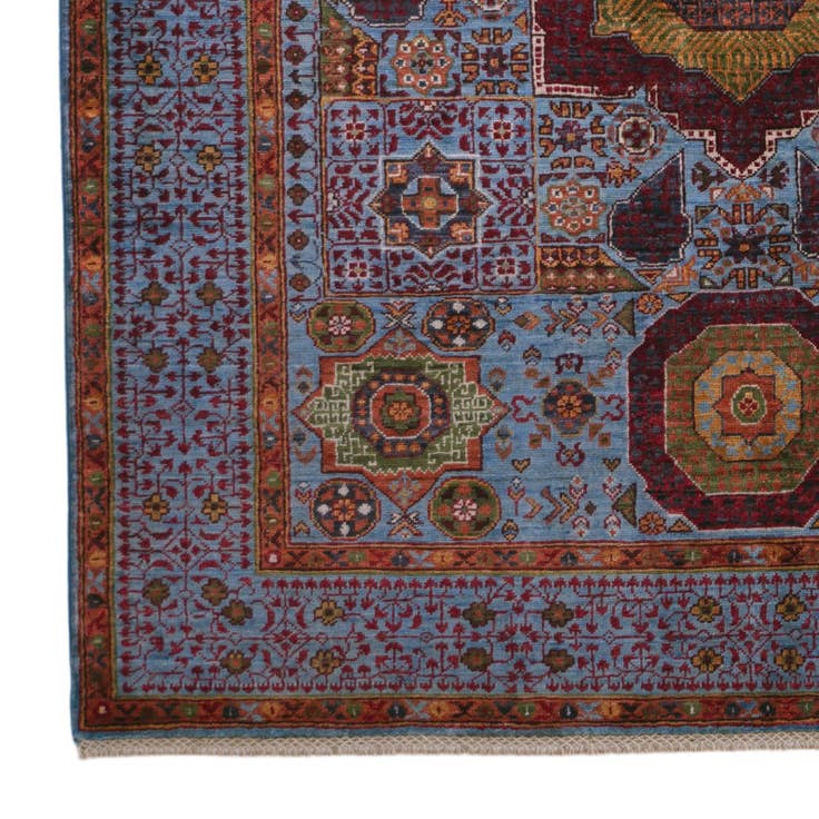 Detail image of 5' 1 x 6' 7 Hand Knotted Mamluk Ziegler Rug