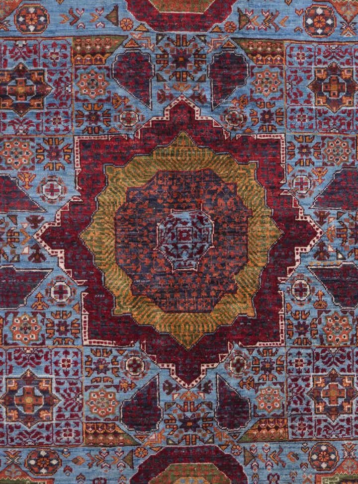 5' 1 x 6' 7 Hand Knotted Mamluk Ziegler Rug