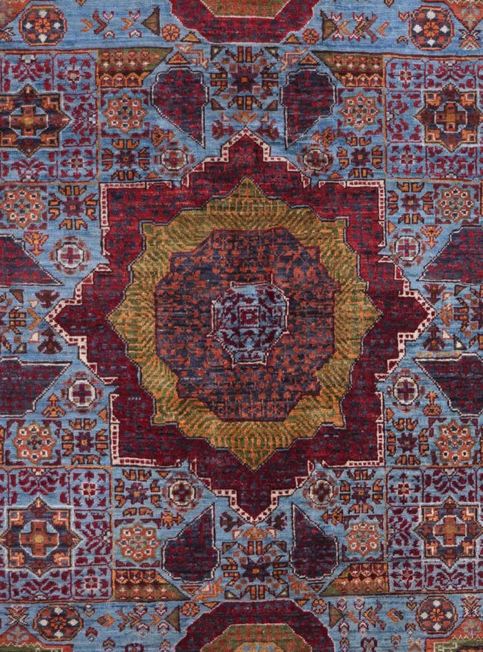 Detail image of 5' 1 x 6' 7 Hand Knotted Mamluk Ziegler Rug