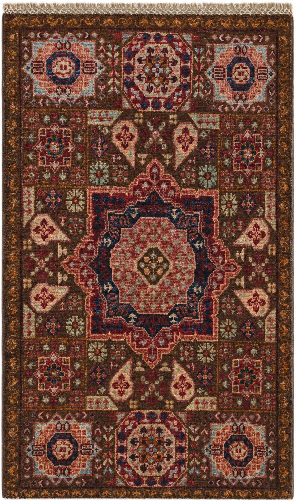2' x 3' 3 Hand Knotted Mamluk Ziegler Rug