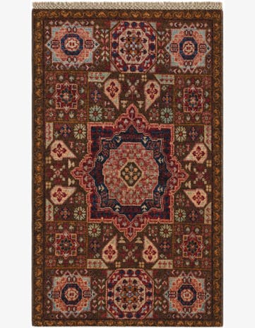 2' x 3' 3 Hand Knotted Mamluk Ziegler Rug