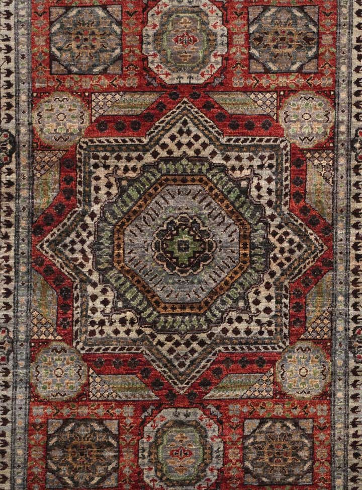 3' 5 x 4' 10 Hand Knotted Mamluk Ziegler Rug