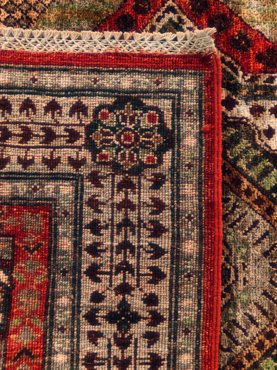 105cm x 145cm Hand Knotted Mamluk Ziegler Rug