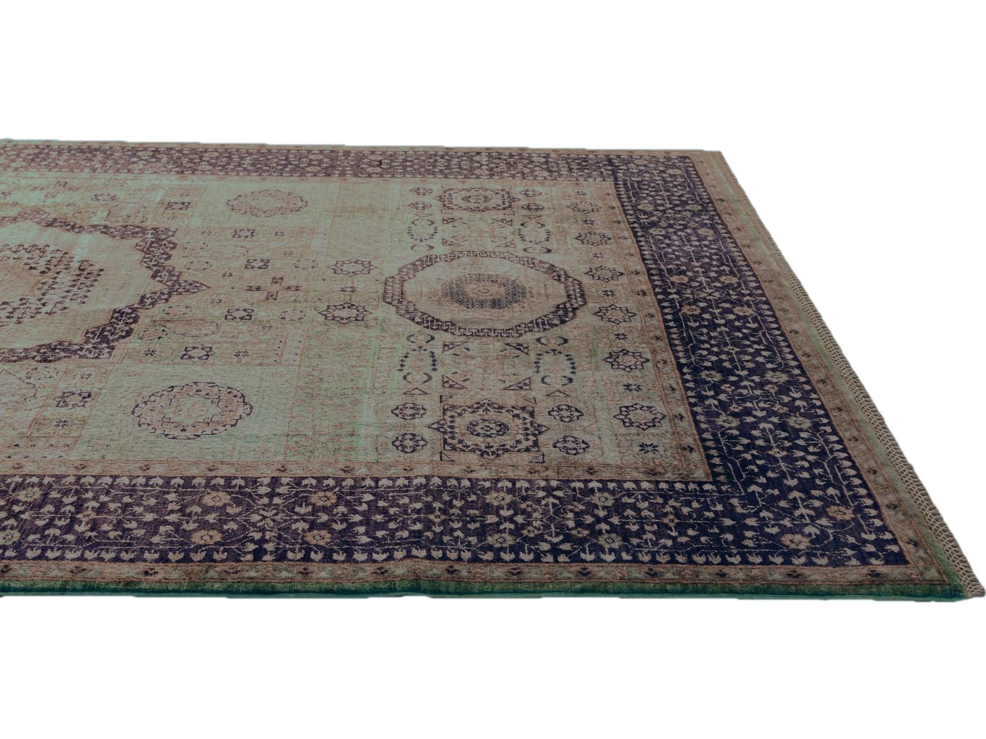 5' x 8' 5 Hand Knotted Mamluk Ziegler Rug
