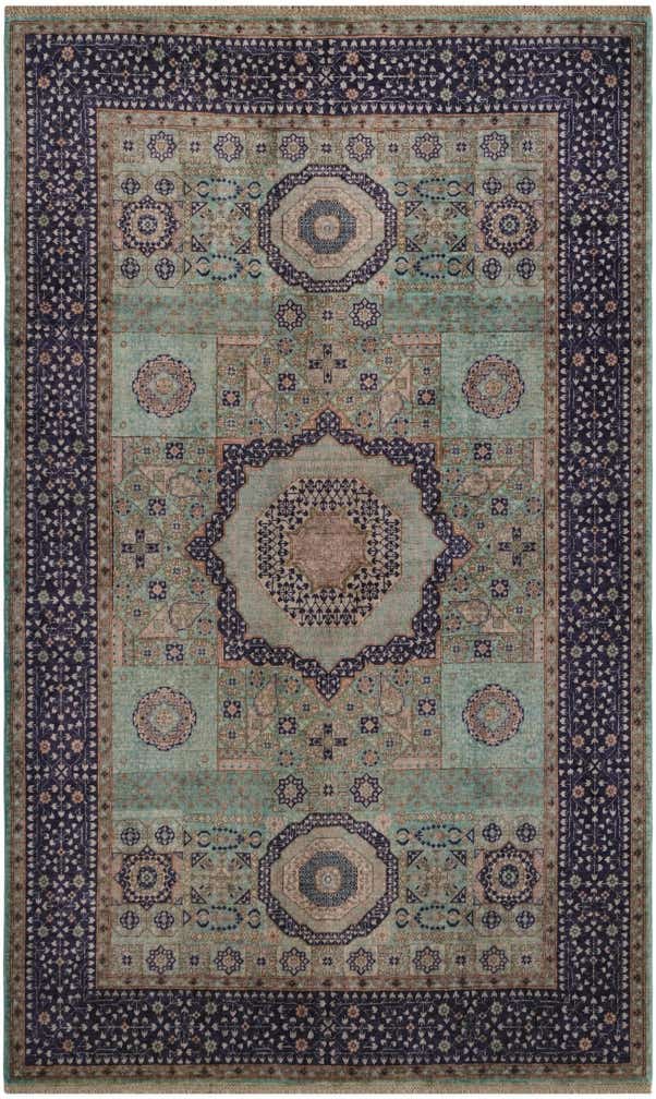 5' x 8' 5 Hand Knotted Mamluk Ziegler Rug