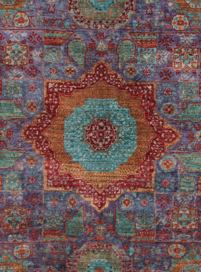 Detail image of 5' x 6' 5 Hand Knotted Mamluk Ziegler Rug