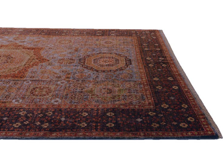 Detail image of 6' 1 x 8' 10 Hand Knotted Mamluk Ziegler Rug