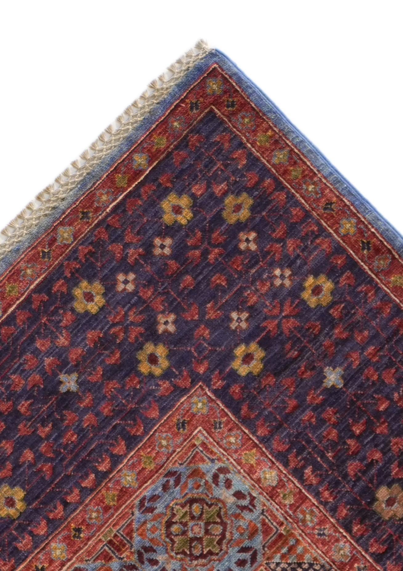 6' 1 x 8' 10 Hand Knotted Mamluk Ziegler Rug