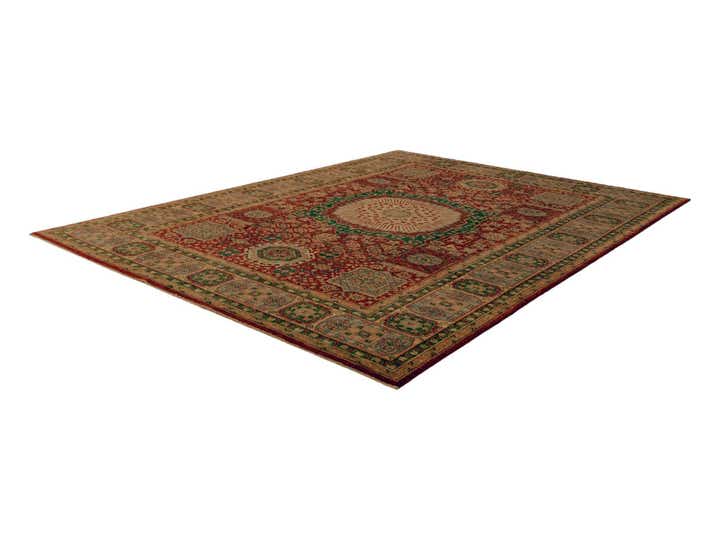 7' 1 x 9' 9 Hand Knotted Mamluk Ziegler Rug