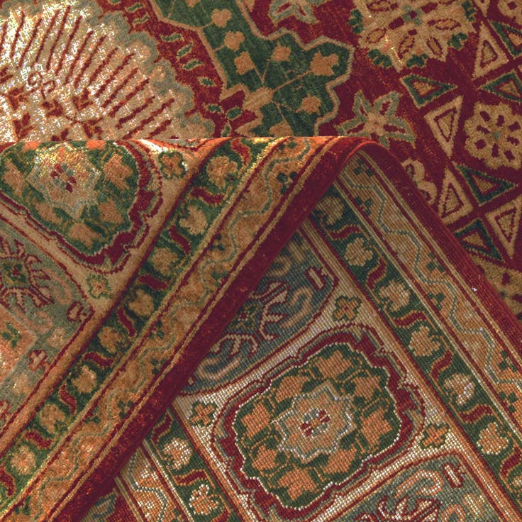 Detail image of 7' 1 x 9' 9 Hand Knotted Mamluk Ziegler Rug