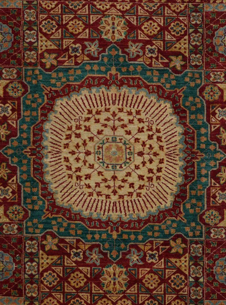 7' 1 x 9' 9 Hand Knotted Mamluk Ziegler Rug