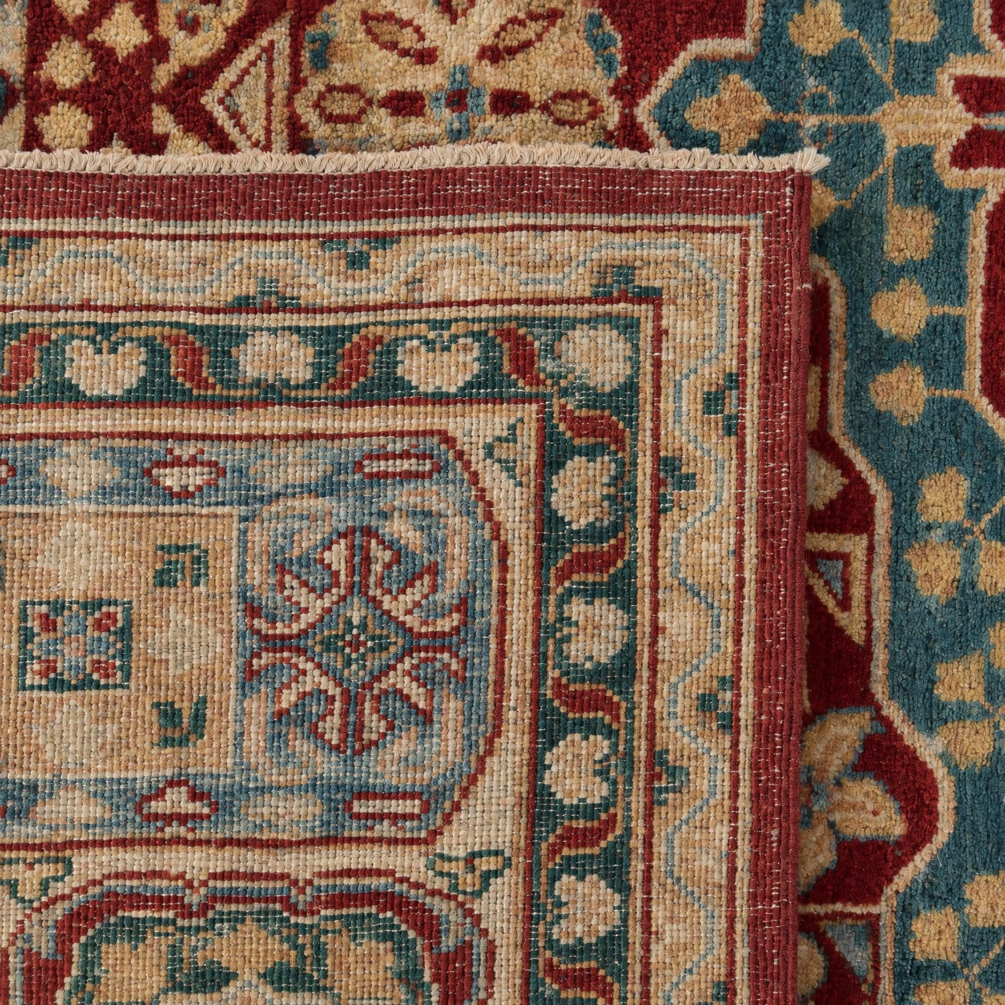 215cm x 295cm Hand Knotted Mamluk Ziegler Rug