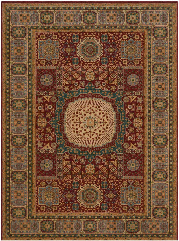 7' 1 x 9' 9 Hand Knotted Mamluk Ziegler Rug