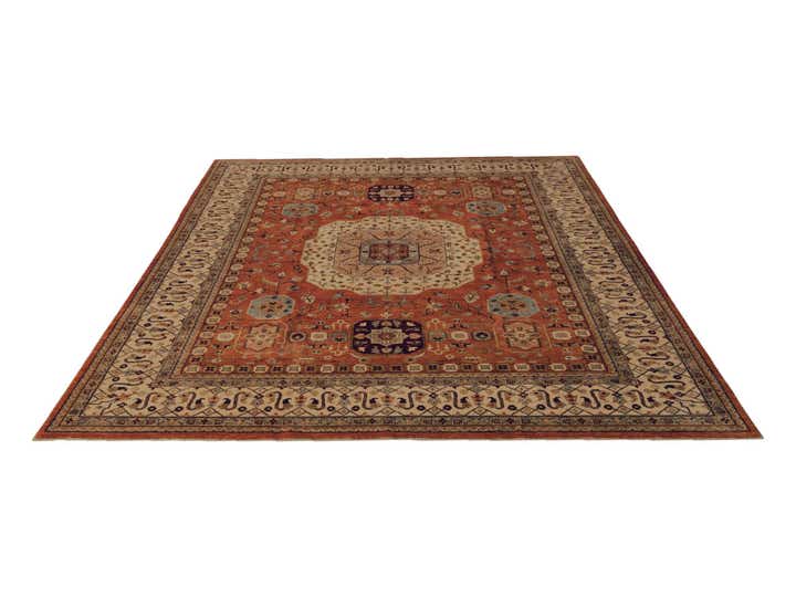 8' 2 x 9' 9 Hand Knotted Mamluk Ziegler Rug