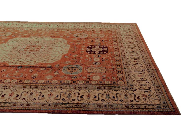 Detail image of 8' 2 x 9' 9 Hand Knotted Mamluk Ziegler Rug
