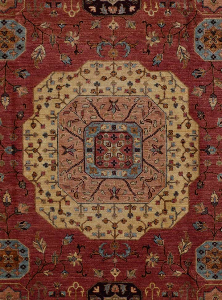 8' 2 x 9' 9 Hand Knotted Mamluk Ziegler Rug