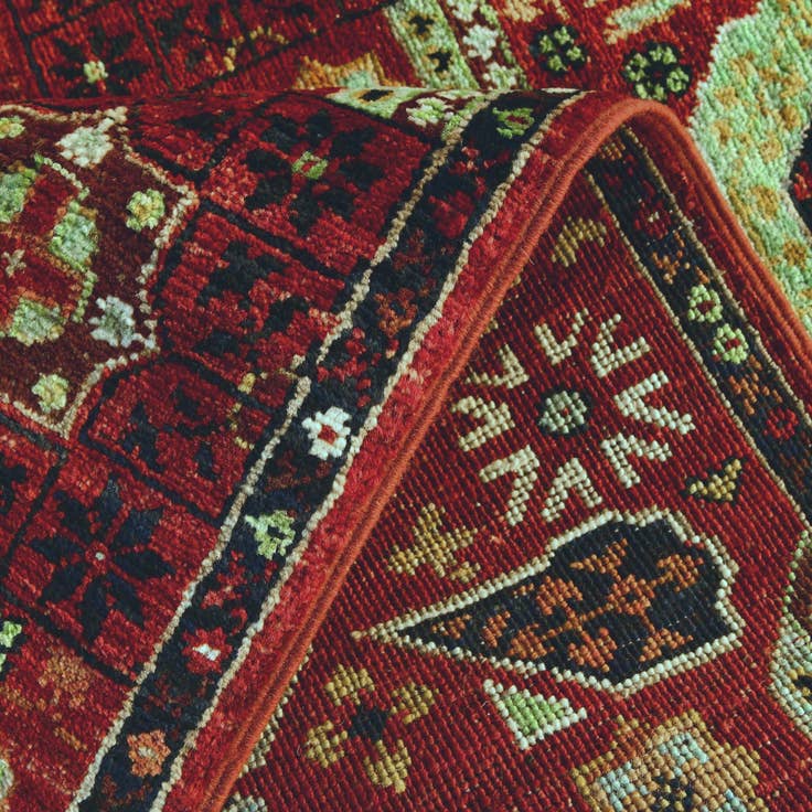 Detail image of 2' 6 x 4' Hand Knotted Mamluk Ziegler Rug
