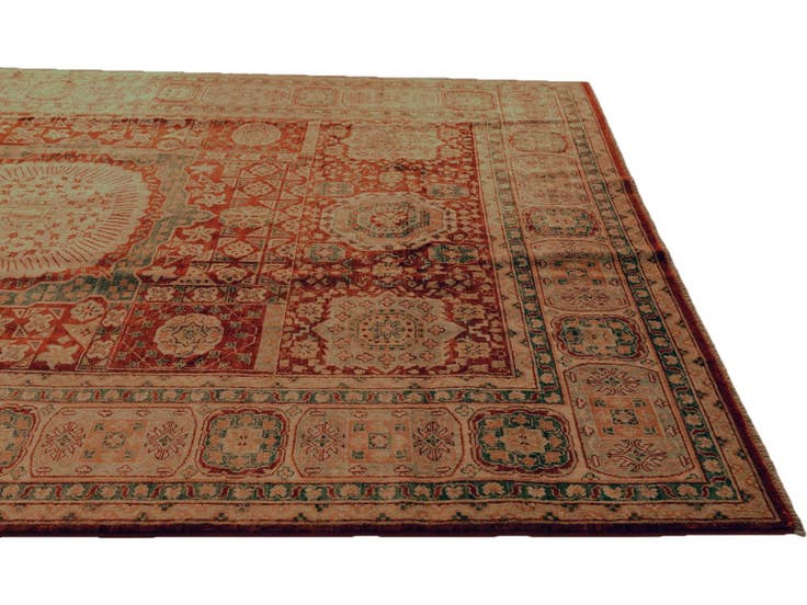 Detail image of 7' 1 x 9' 9 Hand Knotted Mamluk Ziegler Rug