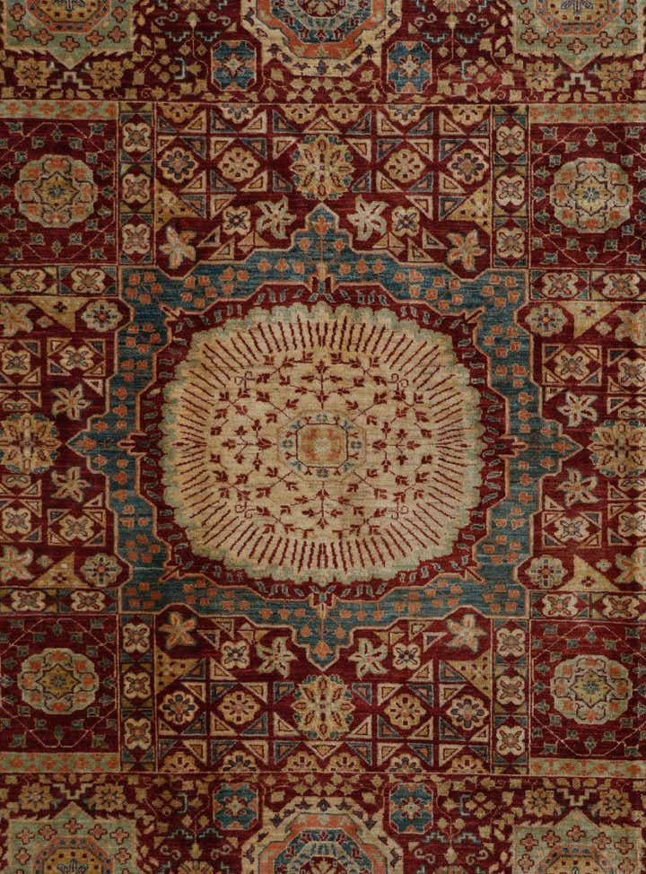 7' 1 x 9' 9 Hand Knotted Mamluk Ziegler Rug