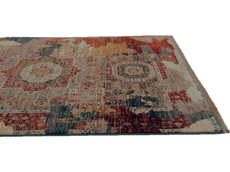 Detail image of 3' 3 x 4' 11 Hand Knotted Mamluk Ziegler Rug