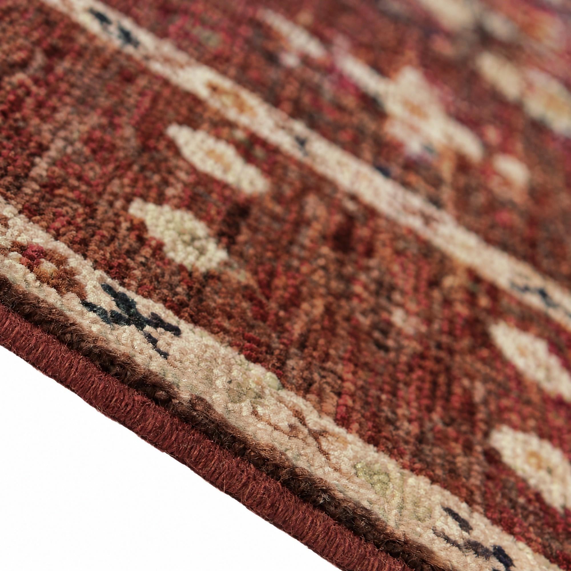 105cm x 150cm Hand Knotted Mamluk Ziegler Rug