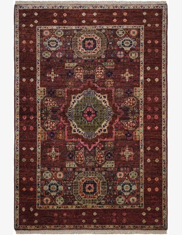 3' 5 x 5' Hand Knotted Mamluk Ziegler Rug