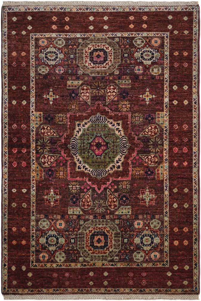 3' 5 x 5' Hand Knotted Mamluk Ziegler Rug