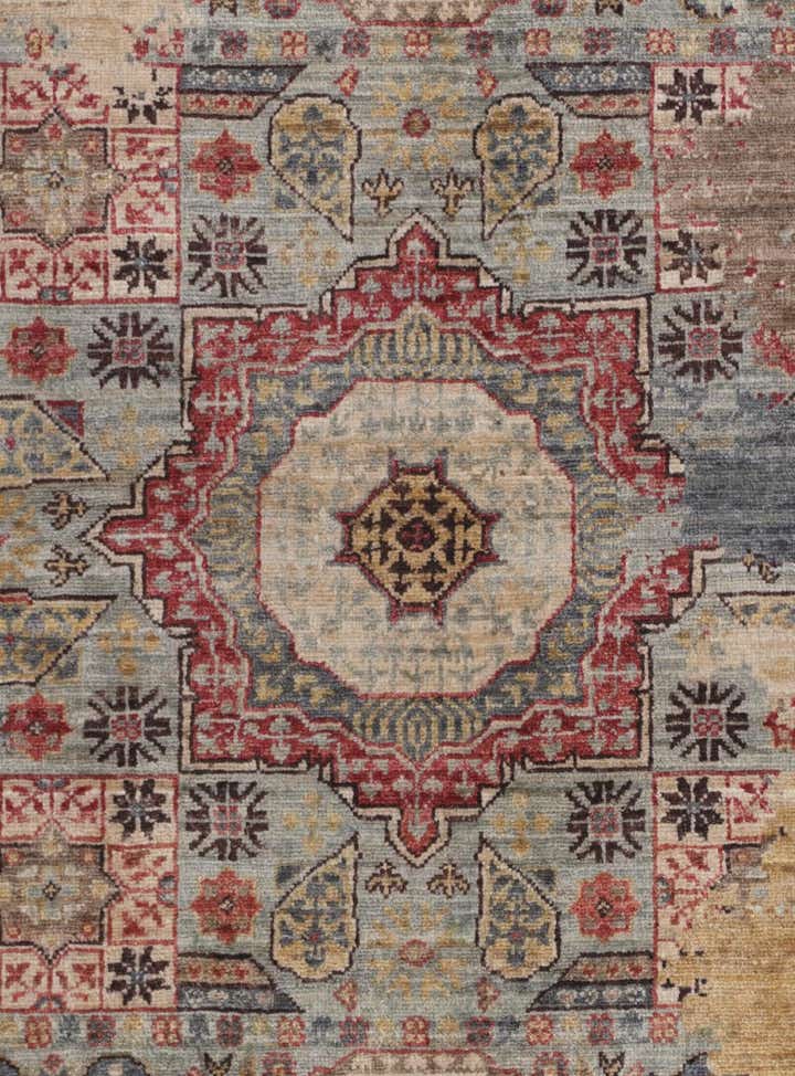 3' 5 x 5' 2 Hand Knotted Mamluk Ziegler Rug