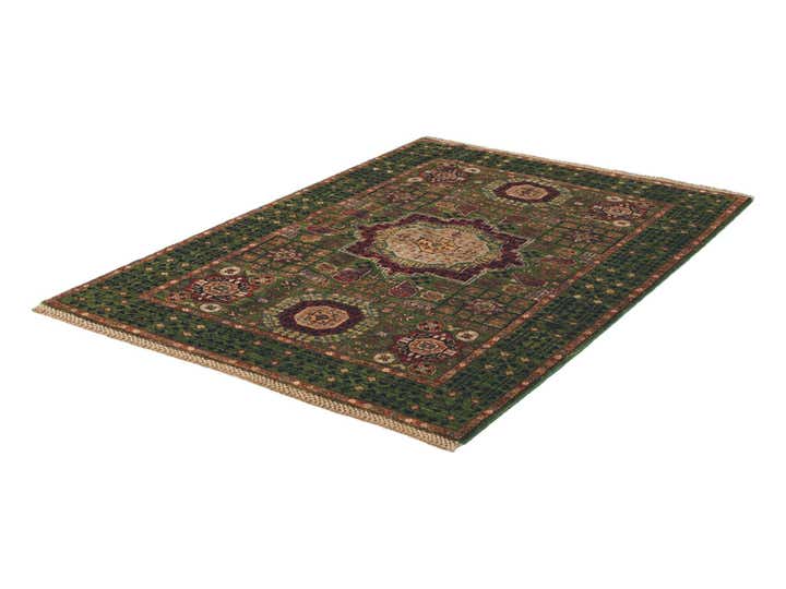 3' 5 x 4' 11 Hand Knotted Mamluk Ziegler Rug