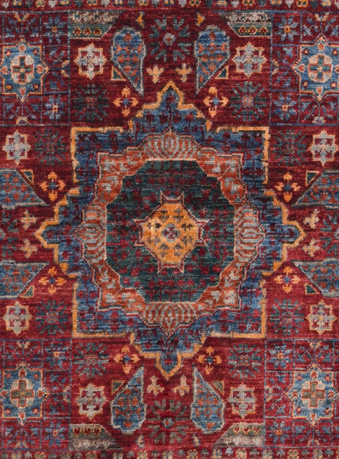 Detail image of 3' 3 x 5' 1 Hand Knotted Mamluk Ziegler Rug