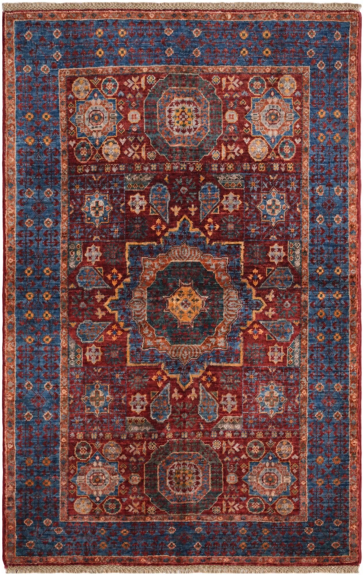 3' 3 x 5' 1 Hand Knotted Mamluk Ziegler Rug