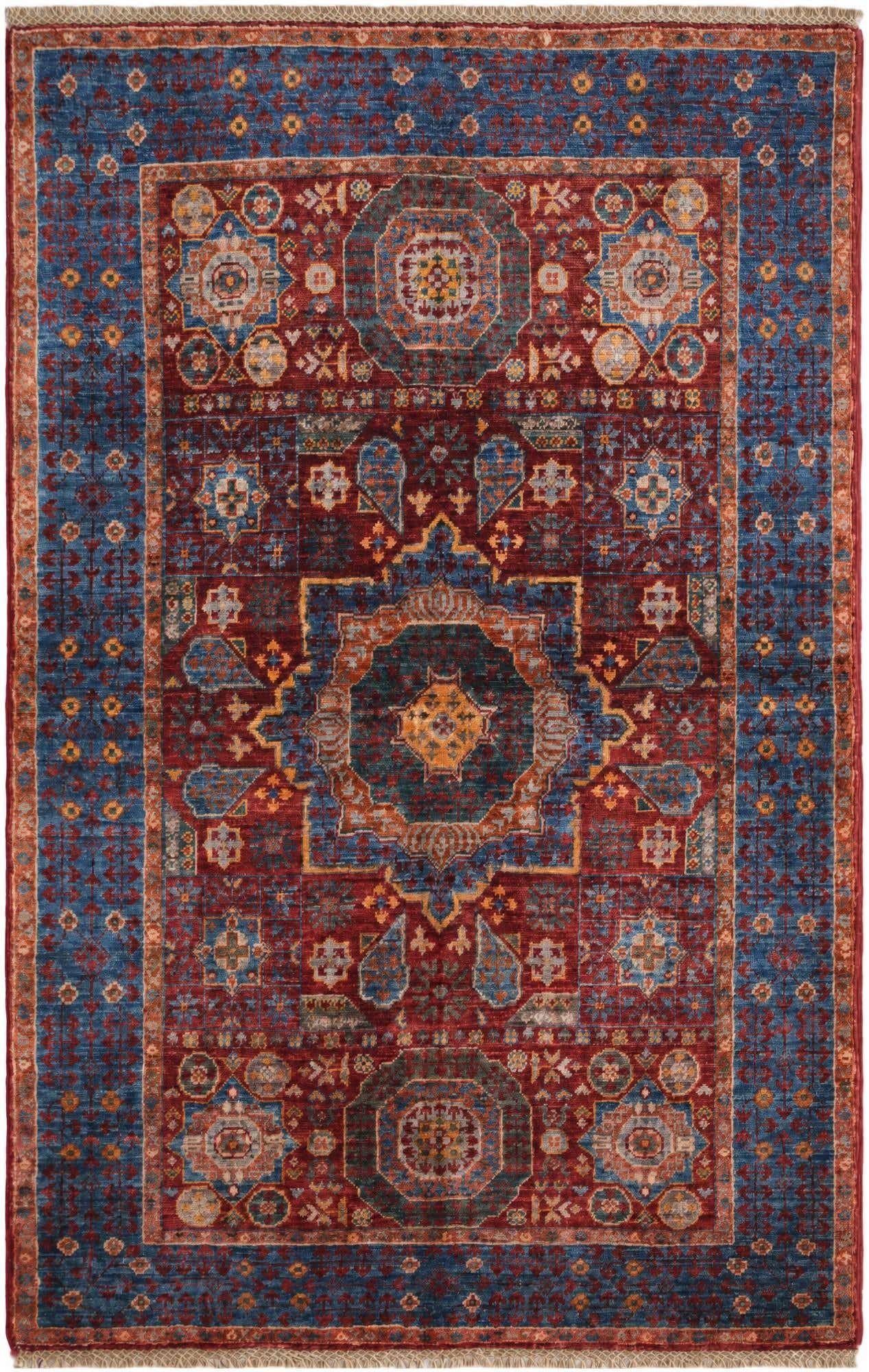 3' 3 x 5' 1 Hand Knotted Mamluk Ziegler Rug