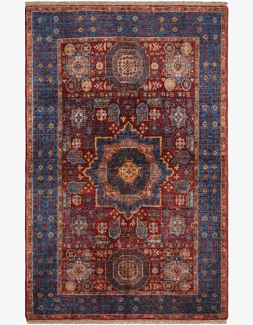 3' 3 x 5' 1 Hand Knotted Mamluk Ziegler Rug