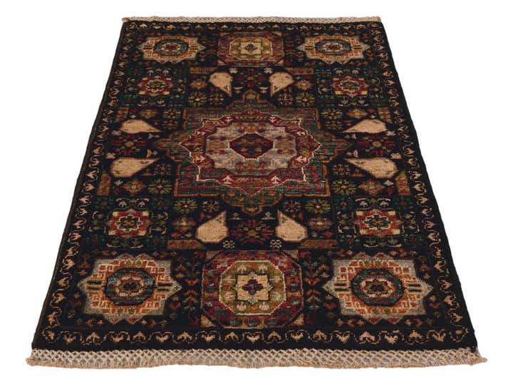2' x 2' 11 Hand Knotted Mamluk Ziegler Rug
