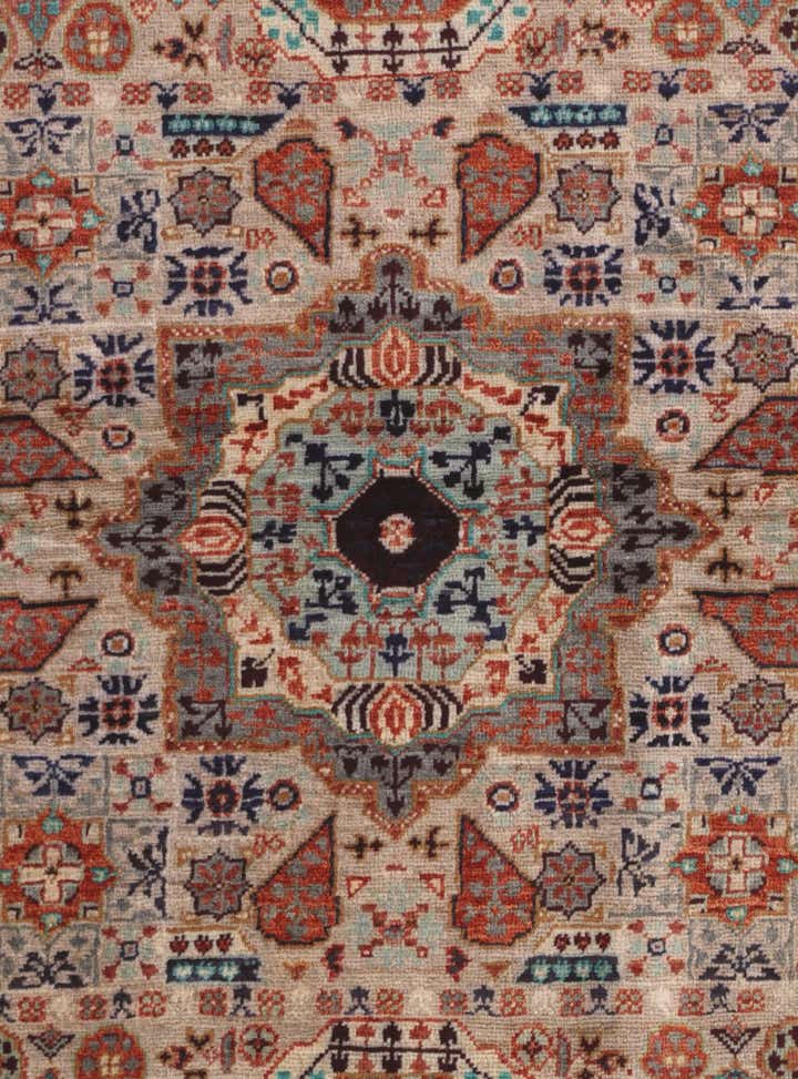 3' 7 x 4' 11 Hand Knotted Mamluk Ziegler Rug