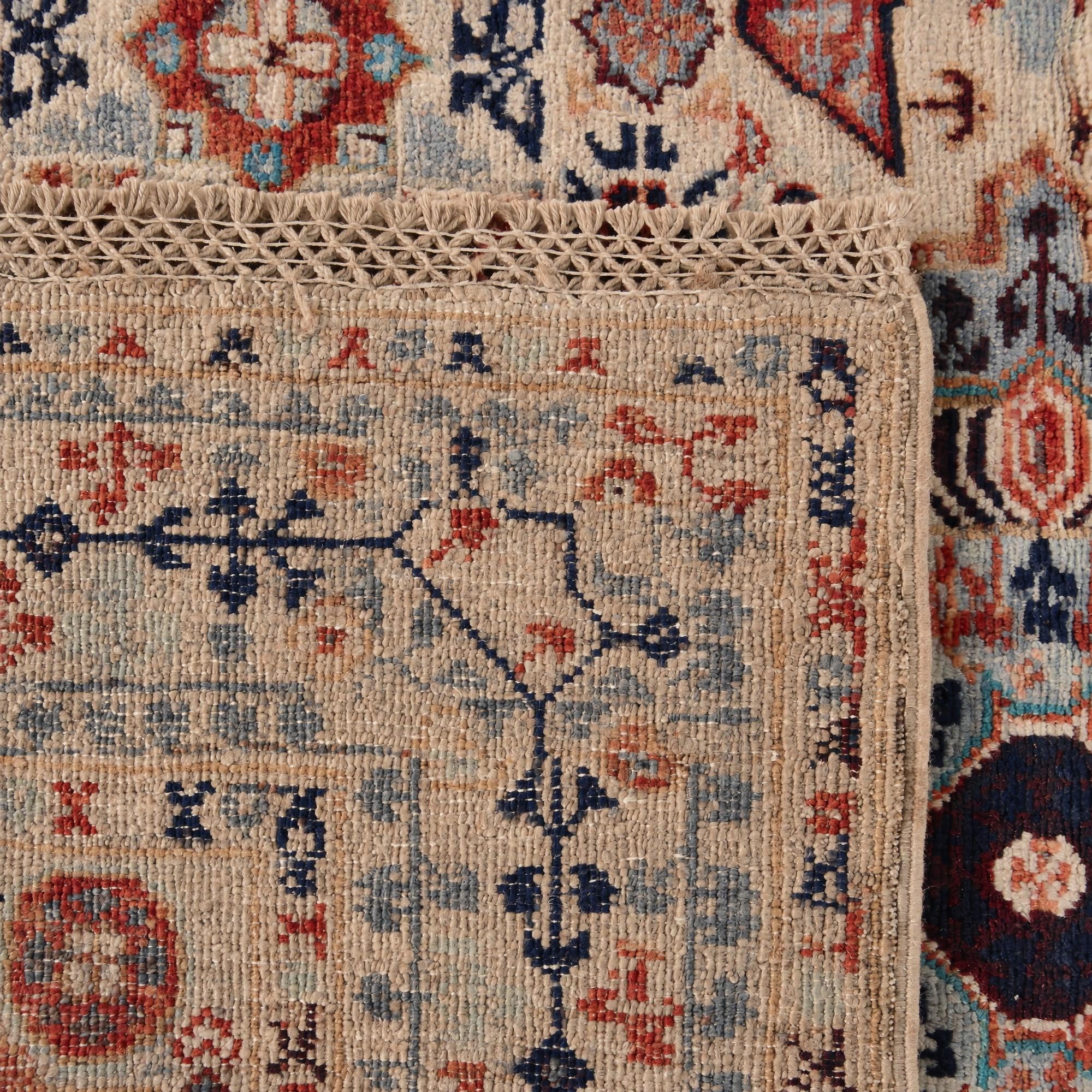 110cm x 150cm Hand Knotted Mamluk Ziegler Rug