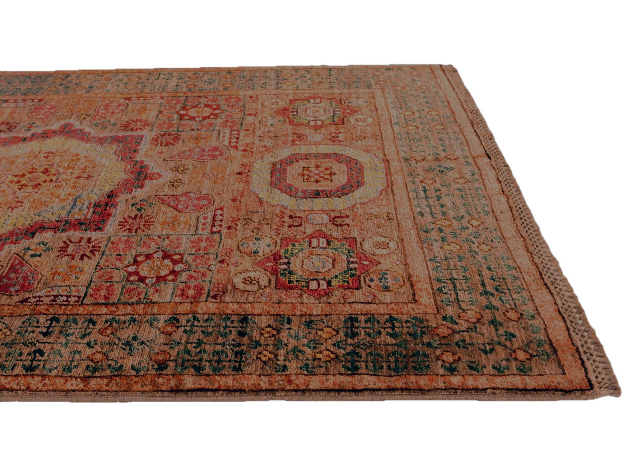 3' 5 x 5' 1 Hand Knotted Mamluk Ziegler Rug