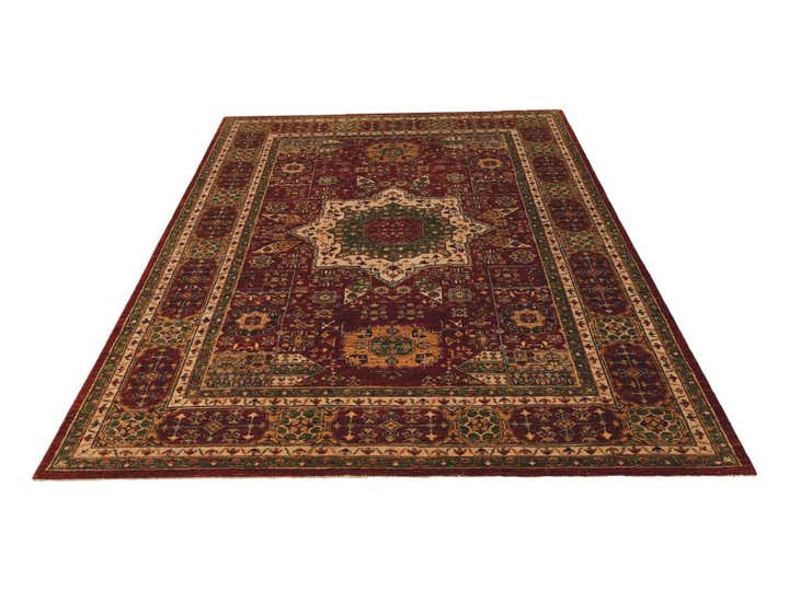 6' 9 x 9' 9 Hand Knotted Mamluk Ziegler Rug