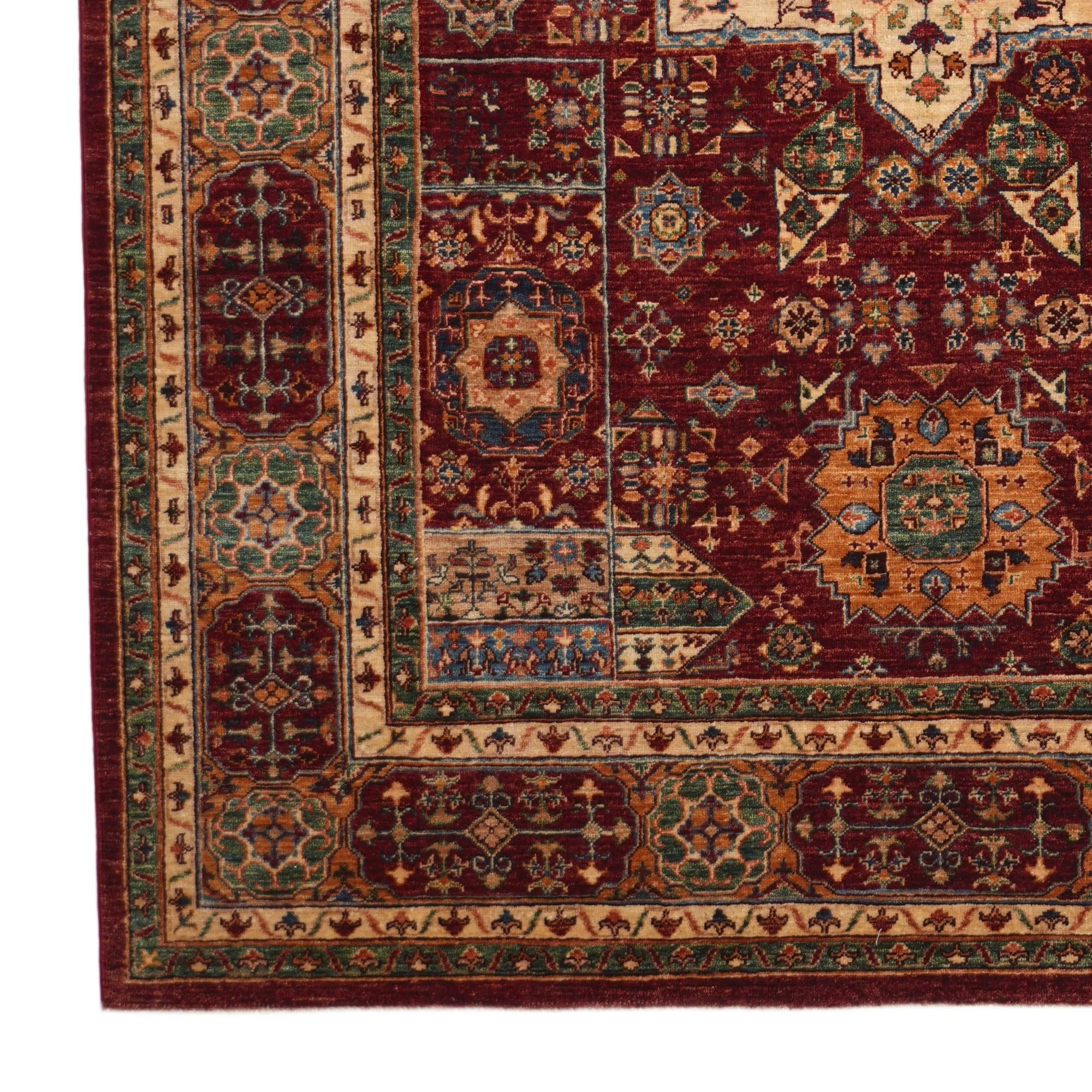 6' 9 x 9' 9 Hand Knotted Mamluk Ziegler Rug