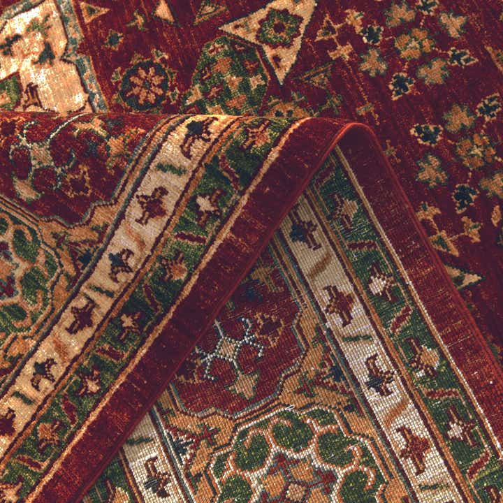 6' 9 x 9' 9 Hand Knotted Mamluk Ziegler Rug