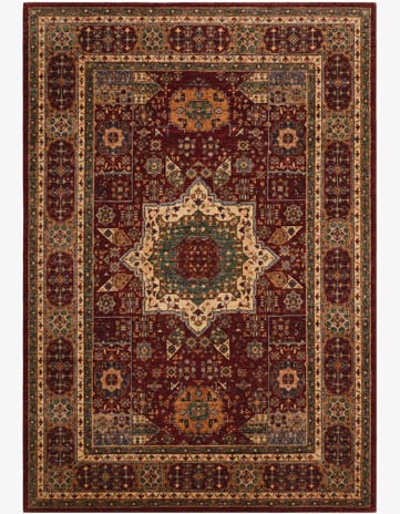 6' 9 x 9' 9 Hand Knotted Mamluk Ziegler Rug