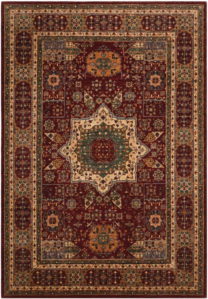 6' 9 x 9' 9 Hand Knotted Mamluk Ziegler Rug