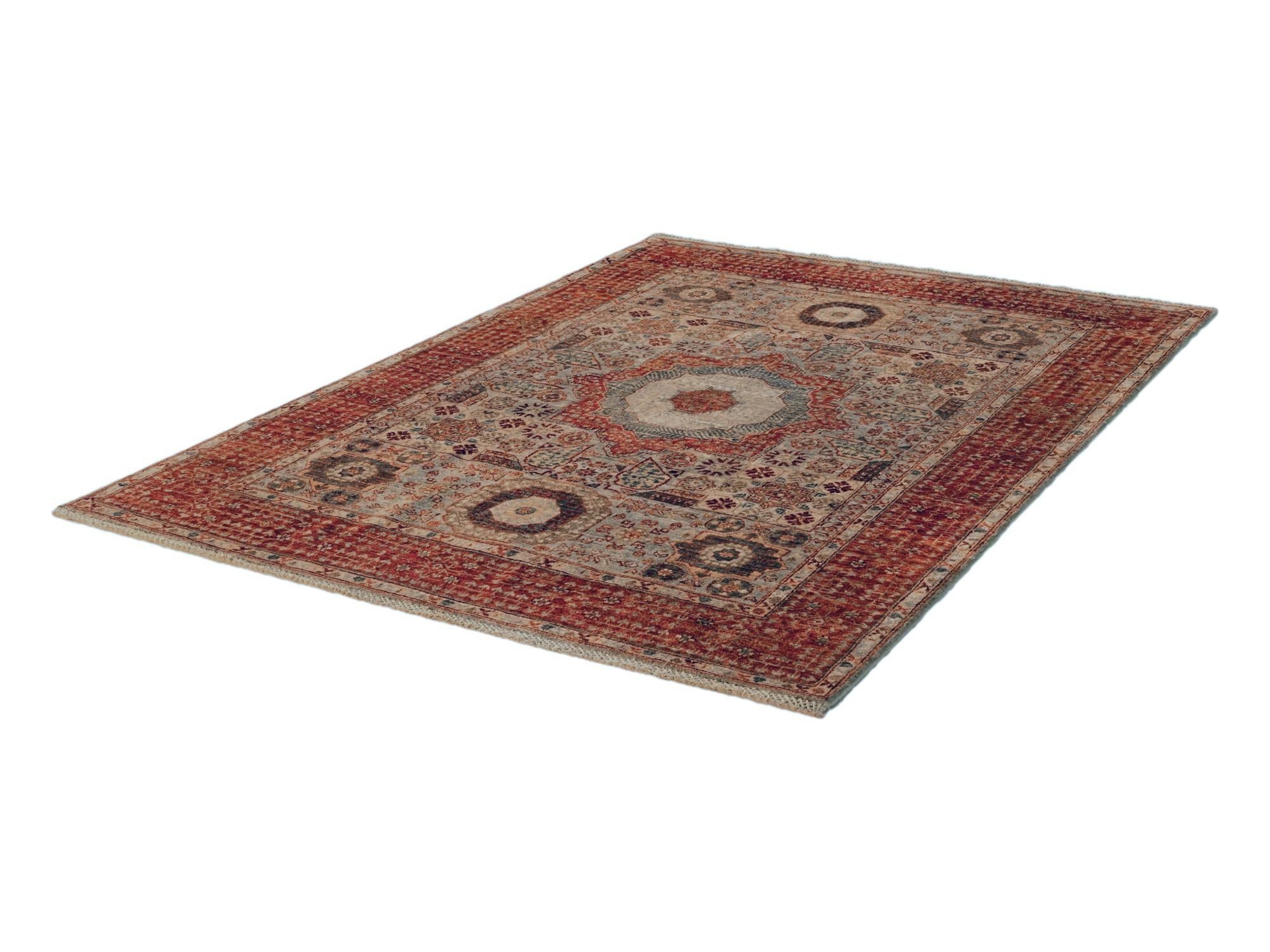 5' x 6' 7 Hand Knotted Mamluk Ziegler Rug