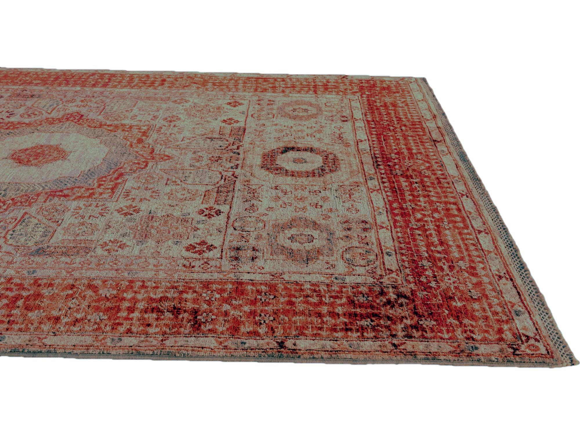 5' x 6' 7 Hand Knotted Mamluk Ziegler Rug