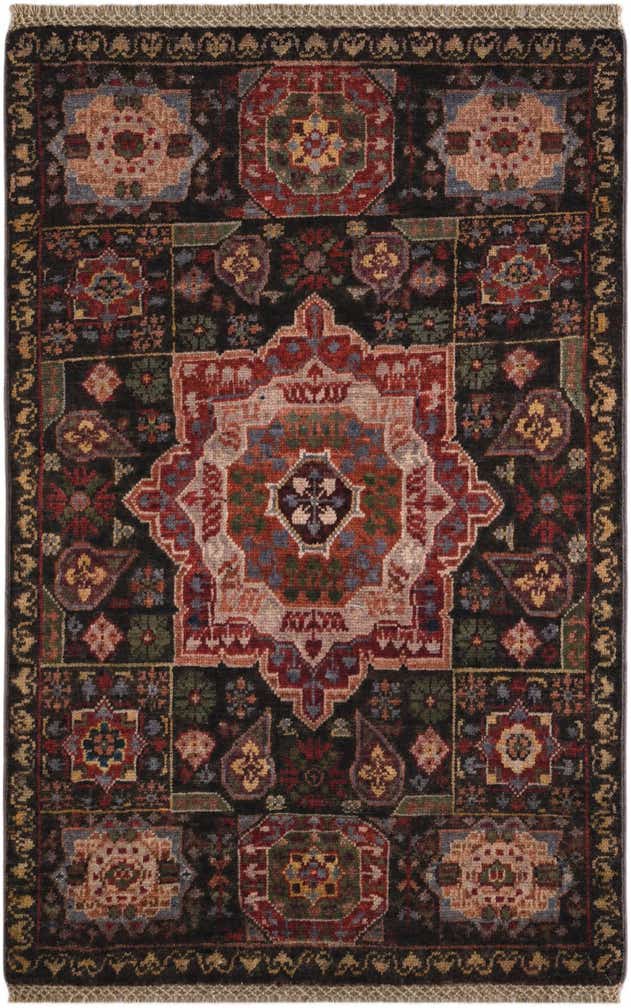 2' x 3' Hand Knotted Mamluk Ziegler Rug