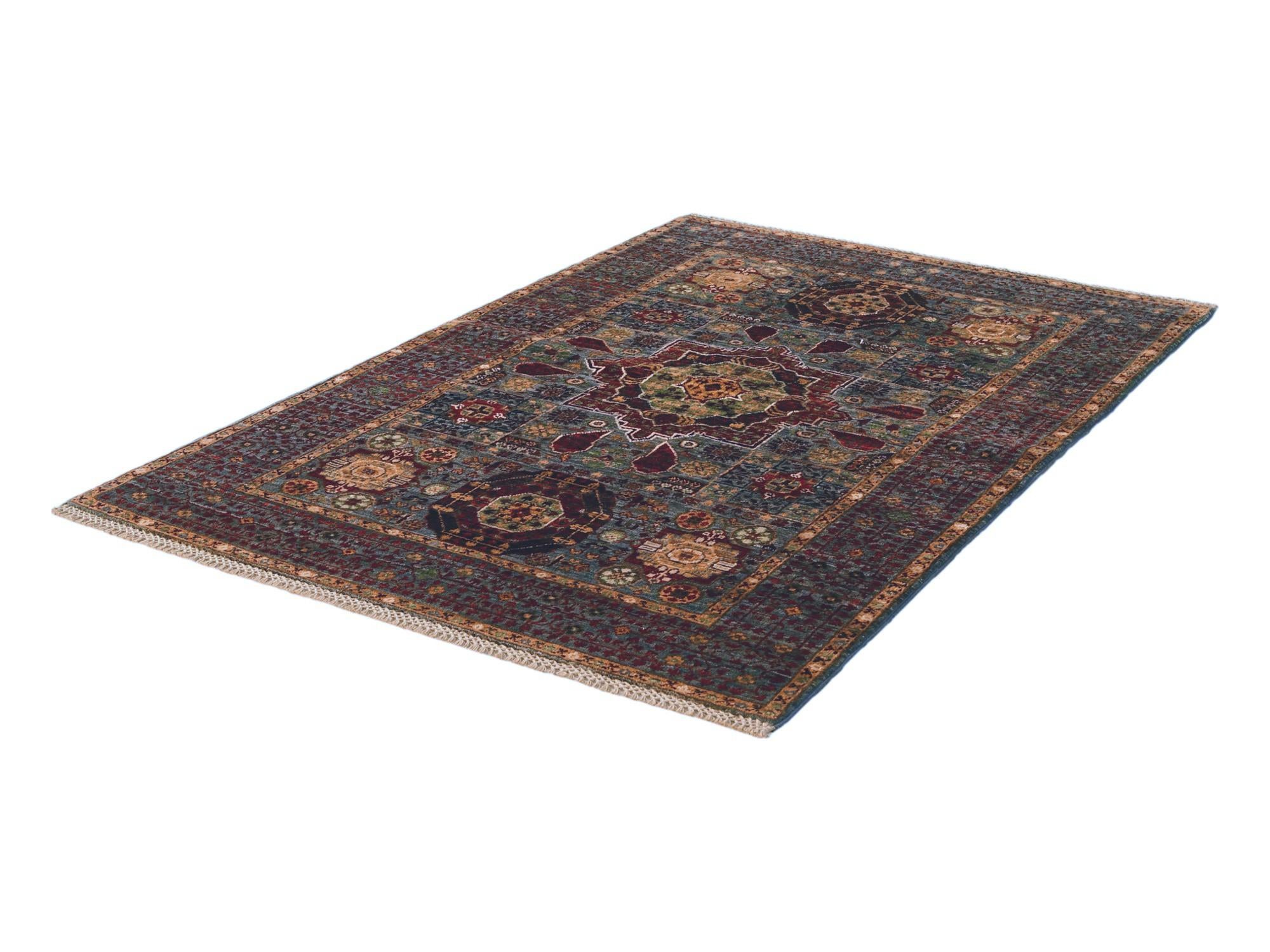 3' 5 x 5' Hand Knotted Mamluk Ziegler Rug