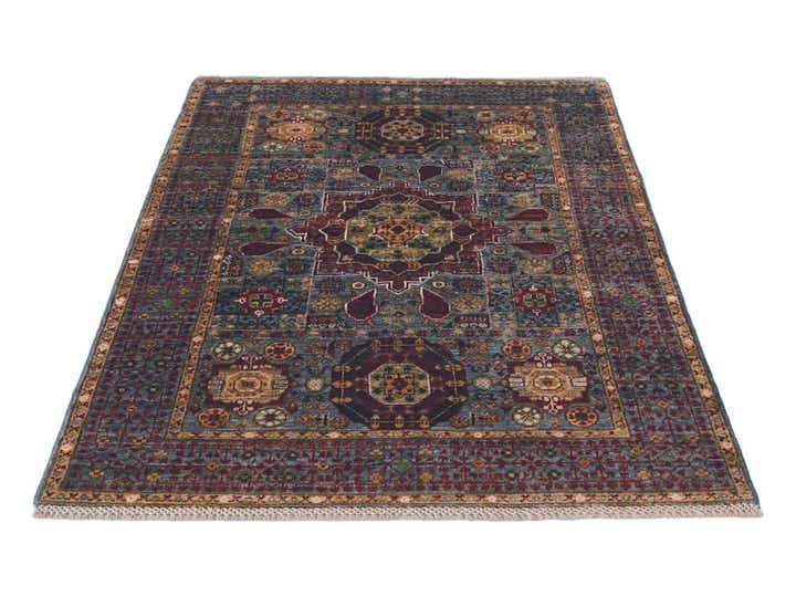 3' 5 x 5' Hand Knotted Mamluk Ziegler Rug