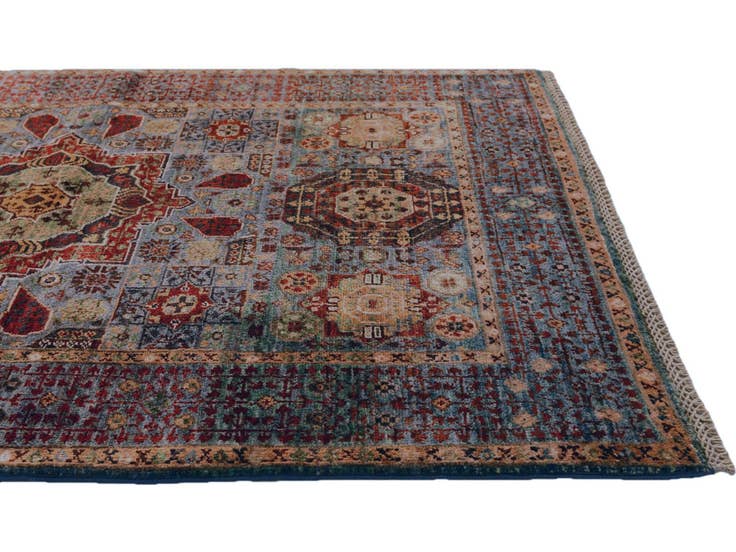 Detail image of 3' 5 x 5' Hand Knotted Mamluk Ziegler Rug